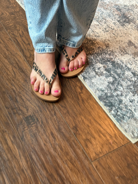 Ella Sandal - Leopard