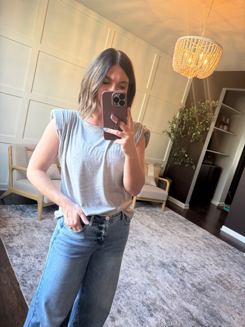 More To Come Top- Grey