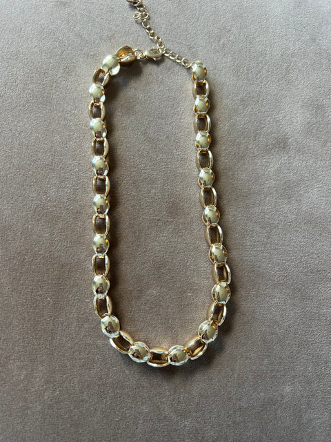 Shell Link chain Necklace N-1363