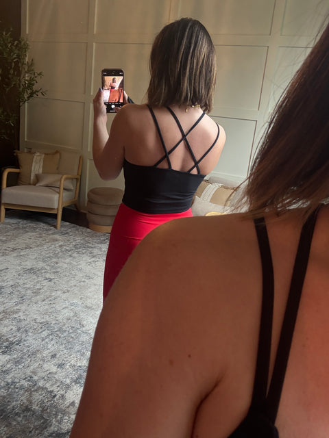 Venice Criss Cross Bra-black