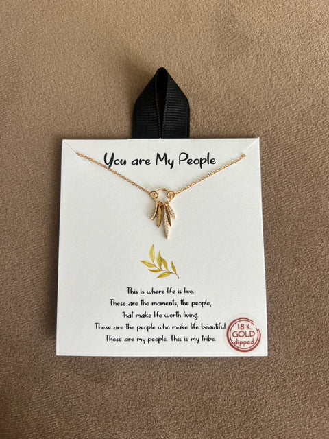 You are my People necklace