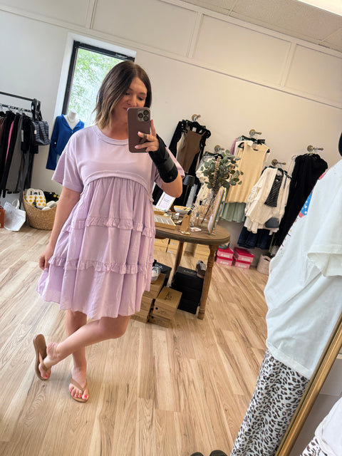 Double Delight Dress- Lilac