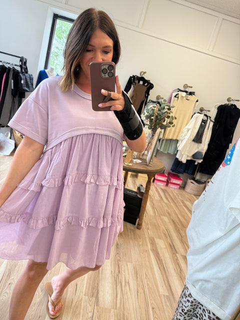 Double Delight Dress- Lilac