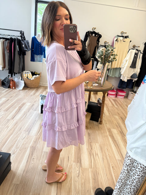 Double Delight Dress- Lilac