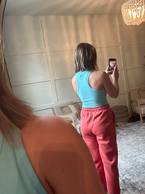 Always Around Tank-Blue