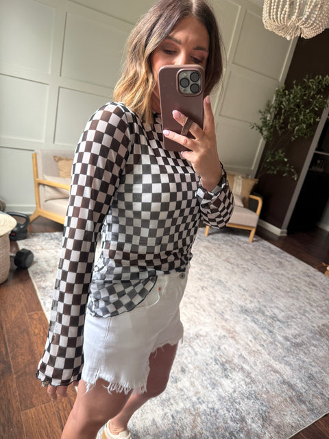 On Your Marks Top-Black