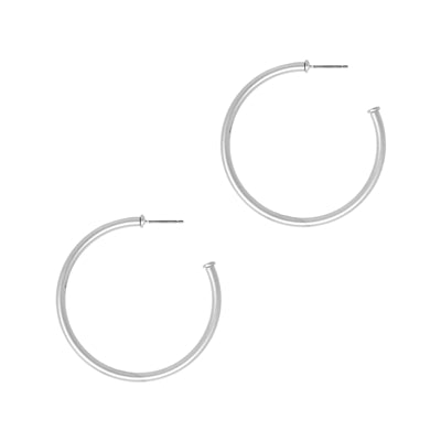 Matte Thin Hoops e-3509