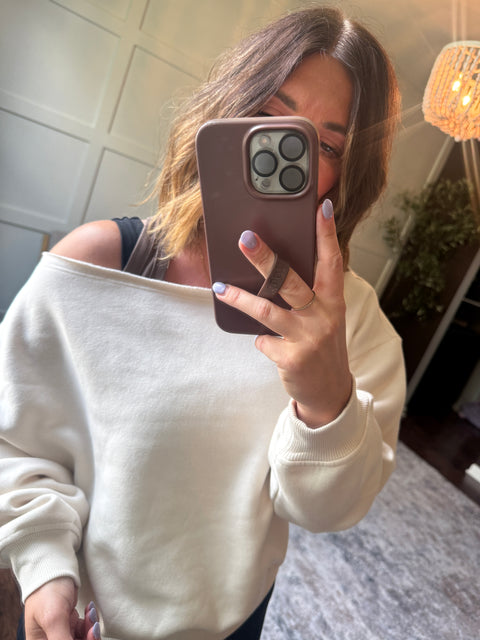 Another Look Pullover-Bone