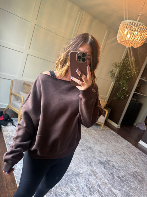 Another Look Pullover-Espresso