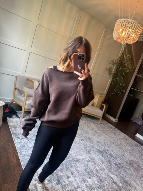 Another Look Pullover-Espresso