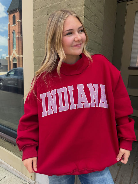 Indiana Embroidered Sweatshirt