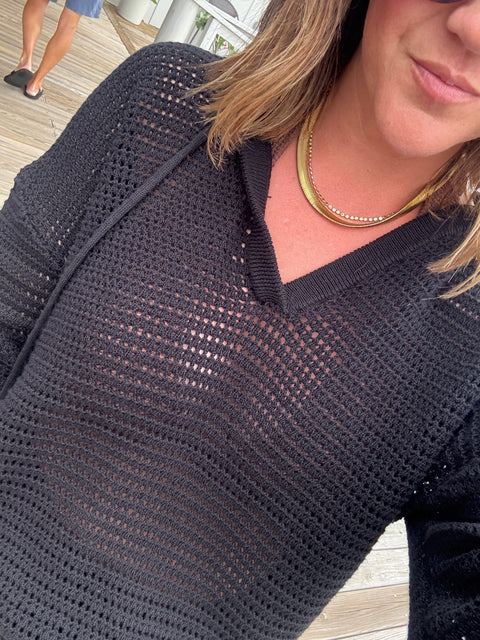 Breezy Crochet Hoodie