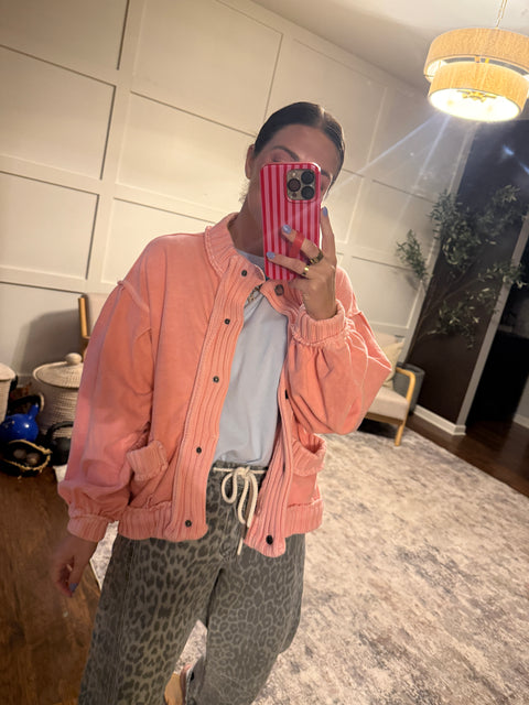 Just Right Cardi-Pink