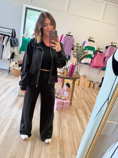 When the Time Comes Jacket-Black