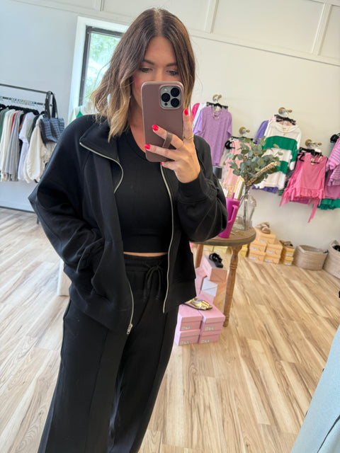 When the Time Comes Jacket-Black