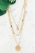 N-1279 3 layer necklace