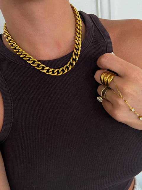 chunky Gold Necklace