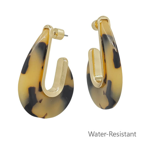 water resistant teardrop earrings