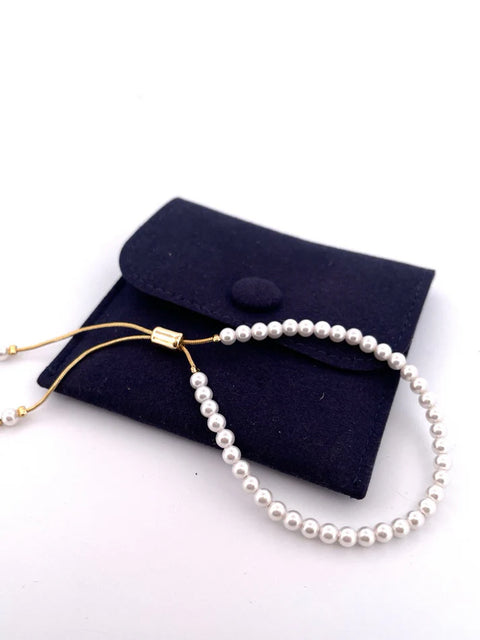 Adjustable Pearl Bracelet