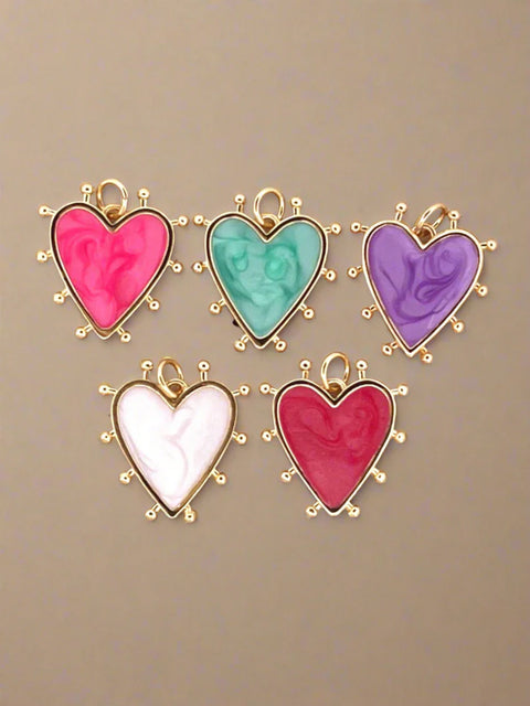 Heart with Spikes Charm