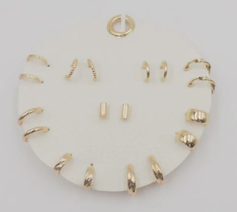 Stud + hoops set
