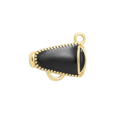 Black Megaphone charm