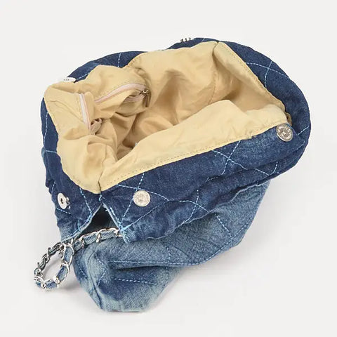 Save Me One Denim Bucket Bag