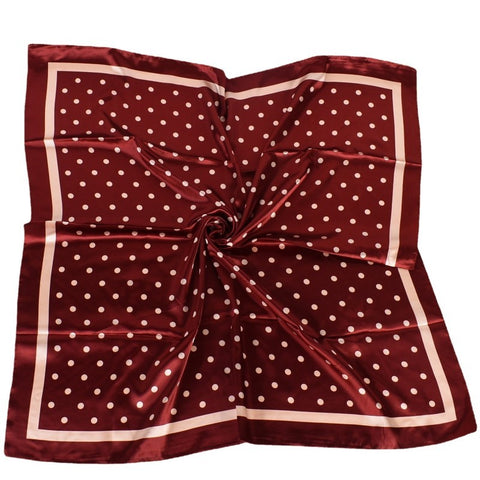 Floral Silk Bandana Scarves