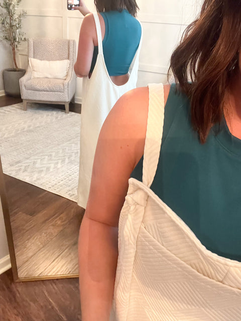 Textured Overall - Cream