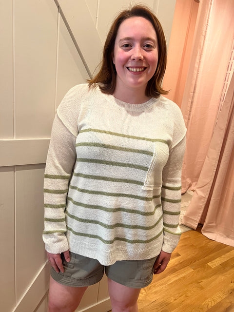 Pencil Striped Sweater