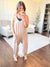 Serious About You Jumpsuit - Oatmeal