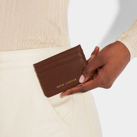 Millie Card Holder - Chocolate