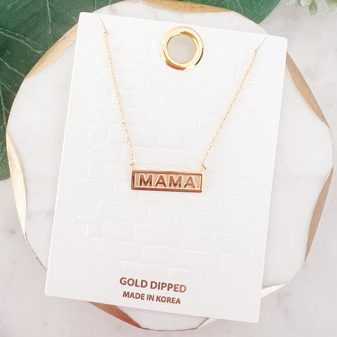 Mama Bar Necklace