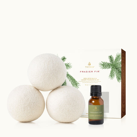 Frasier Fir Dryer Ball + Fragrance Set