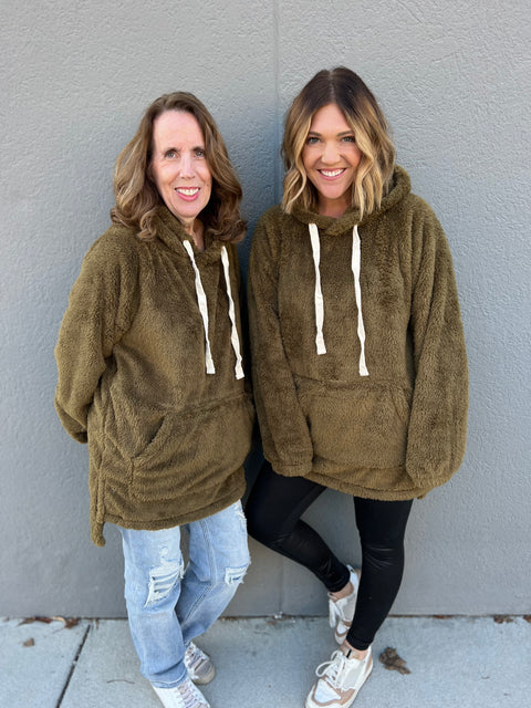 Faithful Friend Hoodie - Olive