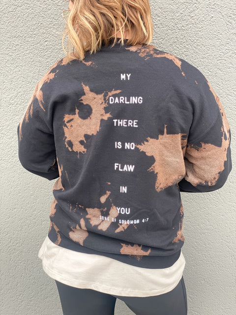 You Are Beautiful Bleached Sweatshirt