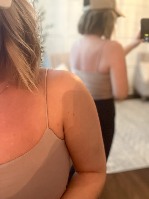 Lively Love Tank - Taupe