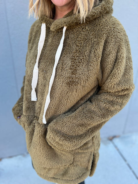 Faithful Friend Hoodie - Olive