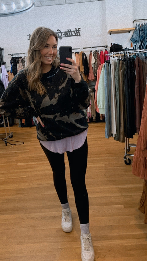 You Are Beautiful Bleached Sweatshirt