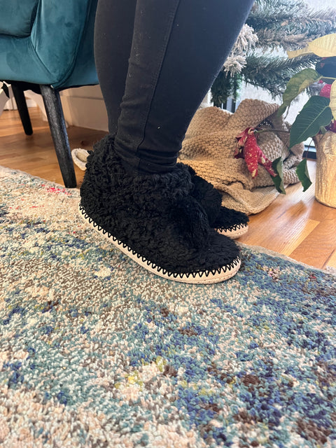 Bootie Slipper - Black
