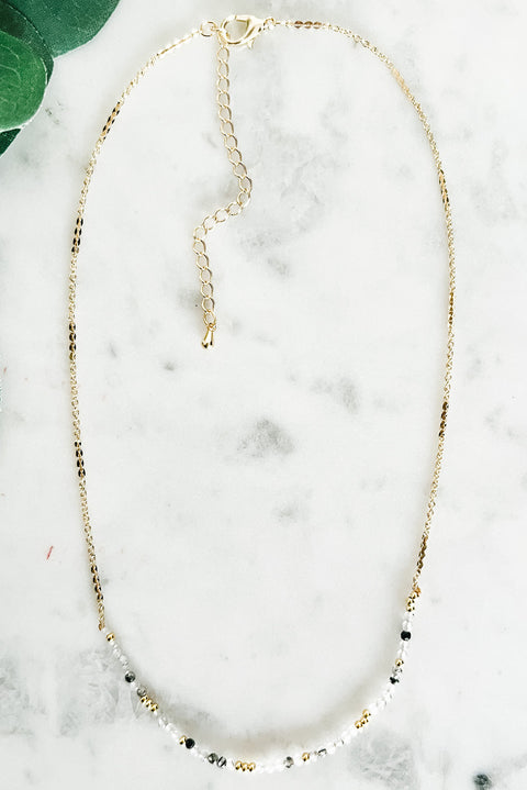 Precious Stone Necklace N-1223